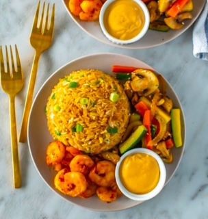 Shrimp Hibachi Fried Rice